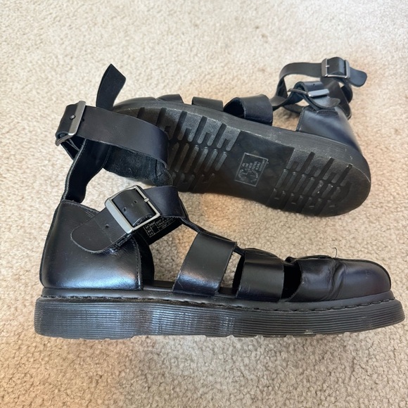 Dr. Martens Geraldo Black Ankle strap Sandal - Picture 2 of 6